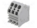 PCB terminal block; angled; 5mm; ways: 3; on PCBs; 0.2÷4mm2; tinned