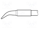 Tip; bent chisel; 1.8x0.8mm; longlife