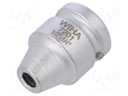 Holders for screwdriver bits; Socket: 1/2"; Overall len: 35mm