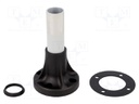 Signallers accessories: base; Colour: silver; 80mm