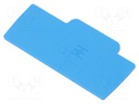 End plate; Application: A series; blue