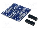 Adapter; pin strips; Features: Modulowo DuoNect; 63x61mm