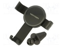 Car holder; black; air vent; 4.7÷7.2"