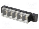 PCB terminal block; straight; 10mm; ways: 5; THT,screw terminal
