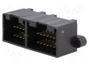 Connector: wire-board; .040 MULTILOCK; socket; male; straight