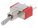 Switch: toggle; Pos: 2; SPDT; ON-ON; 2A/250VAC; 5A/28VDC; -30÷85°C