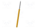 Test needle; Operational spring compression: 8mm; 5A; Ø: 1mm; 5N