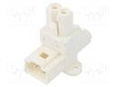 Transition: T adapter; male,female x2; EPN2; 16A; 250VAC; PIN: 2