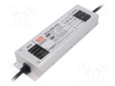 Power supply: switched-mode; LED; 199.9W; 42VDC; 39÷45VDC; IP65