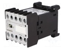 Contactor: 4-pole; NC x2 + NO x2; 24VDC; 4A; DIN,on panel; 3TH20