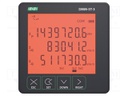 Power network meter; on panel; digital,mounting; three-phase