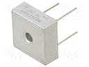 Bridge rectifier: single-phase; Urmax: 800V; If: 25A; Ifsm: 400A