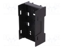 Enclosure: enclosure base; 45mm; ABS; black; UL94HB