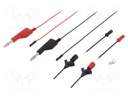 Test acces: kit; red and black