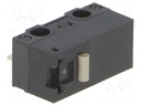 Microswitch SNAP ACTION; without lever; SPDT; 0.1A/30VDC; Pos: 2