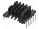 Coilformer: with pins; Application: EFD15/8/5; Mat: plastic