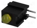 LED; in housing; yellow; 3.4mm; No.of diodes: 1; 20mA; 60°; 2.1÷2.5V