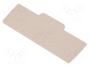 End plate; Application: A series; colourless