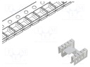 Heatsink: die-cut; U; TO263; L: 19.38mm; W: 25.4mm; H: 1143mm; copper