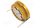 Supercapacitor; THT; 100mF; 5.5VDC; Ø12x4.8mm