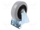 Transport wheel; Ø: 160mm; W: 50mm; H: 195mm; rigid; 350kg; -20÷60°C