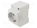 Connector: AC supply; female; socket; 250VAC; 16A; grey; PIN: 3; IP20