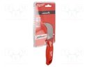 Knife; general purpose; Blade length: 85mm; Overall len: 216mm