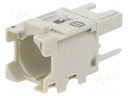 Connector: HDC; module; female; Han Modular Domino; PIN: 1