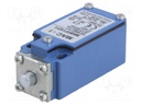 Limit switch; pin plunger Ø8mm; NO + NC; 10A; max.400VAC; PG13,5