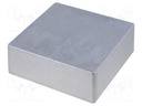 Enclosure: multipurpose; X: 188mm; Y: 188mm; Z: 67mm; 1590; aluminium