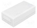 Enclosure: multipurpose; X: 66mm; Y: 124mm; Z: 41mm; polystyrene