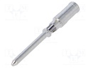 Contact; male; 1.5mm2; CD; silver plated; crimped; 10A