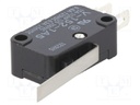 Microswitch SNAP ACTION; with lever; SPDT; 15A/250VAC; ON-(ON)
