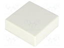 Enclosure: multipurpose; X: 44mm; Y: 44mm; Z: 15mm; ABS; grey