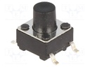 Microswitch TACT; SPST-NO; Pos: 2; 0.05A/12VDC; SMT; none; 1.6N