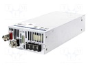 Power supply: switching; for building in; 1.5kW; 15VDC; 100A; 90%