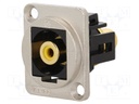 Coupler; RCA socket,both sides; Case: XLR standard; 19x24mm