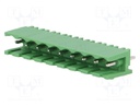 Pluggable terminal block; 5mm; ways: 9; straight; socket; male