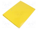Clipboard; ESD; A4; Application: for storing documents; yellow