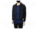 Sweatshirt; ESD; XXXS; IEC 61340; cotton,polyester,carbon fiber