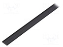 Profiles for LED modules; surface; black; L: 1m; aluminium