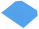 End/partition plate; Application: SAK2.5; blue