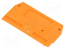 End/partition plate; Application: 279-9; orange; 2x27x52mm