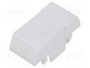 Cover; for enclosures; UL94HB; Series: EH 35; Mat: ABS; grey; 35mm