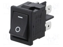 ROCKER; DPST; Pos: 2; ON-OFF; 16A/250VAC; IP40; 100mΩ; UL94V-0