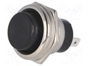 Switch: push-button; Pos: 2; 2A/250VAC; black; Illumin: none; none