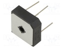 Bridge rectifier: single-phase; Urmax: 800V; If: 50A; Ifsm: 500A