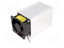 Heatsink: extruded; L: 100mm; W: 62mm; H: 74mm; 0.2K/W; aluminium