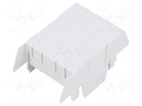 Cover; for enclosures; UL94HB; Series: EH 45; Mat: ABS; grey; 45mm