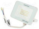 Lamp: LED flood light; 230VAC; 20W; cool white; 120°; 6500K; IP65